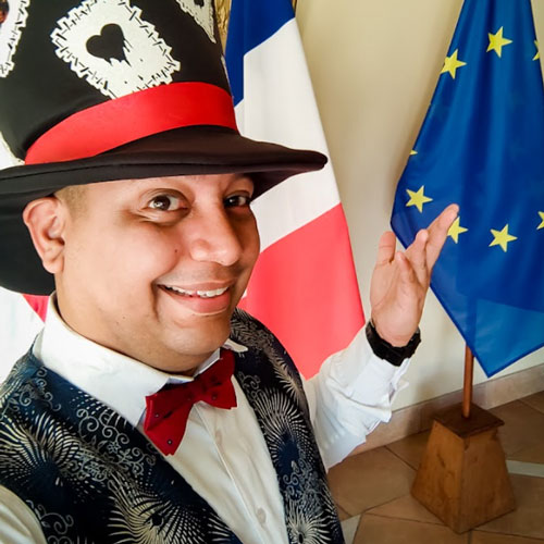 Show de magia y animación infantil en la Embajada de Francia en Panamá
